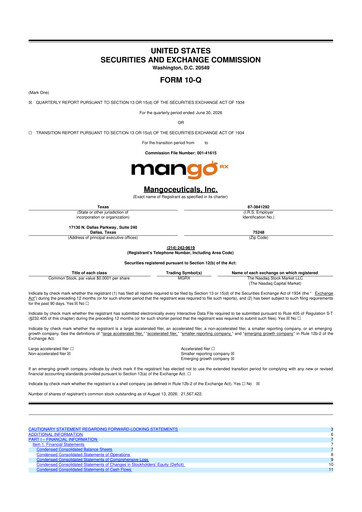 Thumbnail Mangoceuticals 10-Q Quarterly Report FY2026 