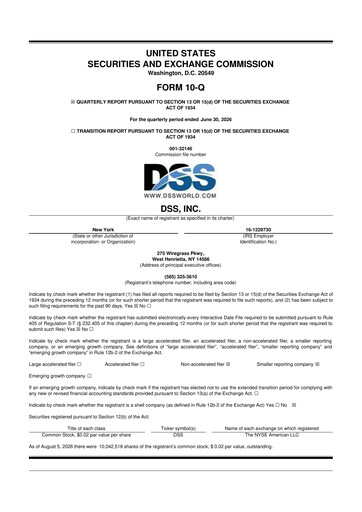 Thumbnail DSS, Inc. (Document Security Systems) 10-Q Quarterly Report FY2026 