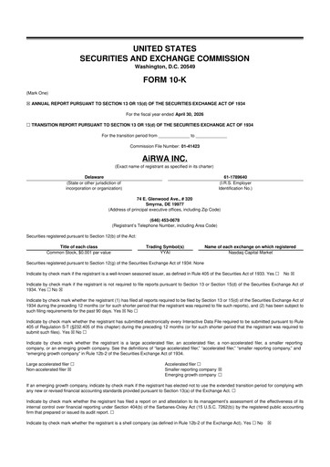 Thumbnail AiRWA Inc. 10-K Annual Report 2026
