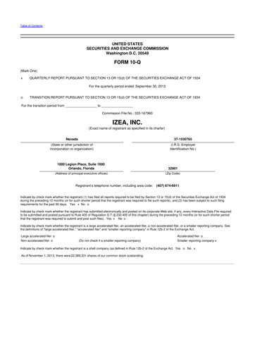 Thumbnail IZEA Worldwide
 10-Q Quarterly Report FY 