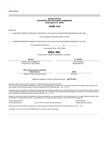 Thumbnail IZEA Worldwide
 10-Q Quarterly Report FY 