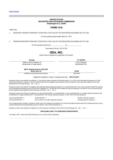 Thumbnail IZEA Worldwide
 10-Q Quarterly Report FY 