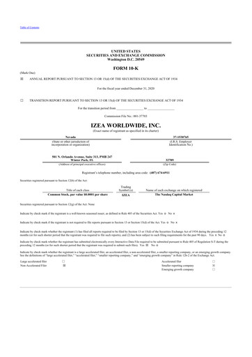 Thumbnail IZEA Worldwide
 10-K Annual Report 2020