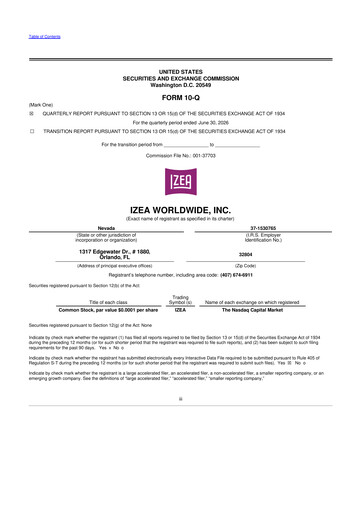 Thumbnail IZEA Worldwide
 10-Q Quarterly Report FY2026 