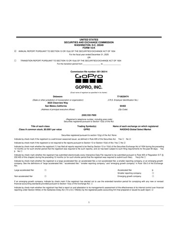 Thumbnail GoPro 10-K Annual Report 2025