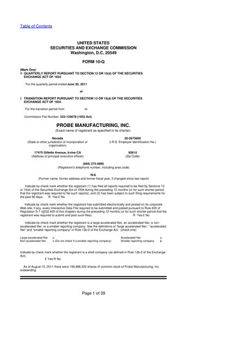 Miniature Clean Energy Technologies 10-Q Rapport trimestriel 2011 