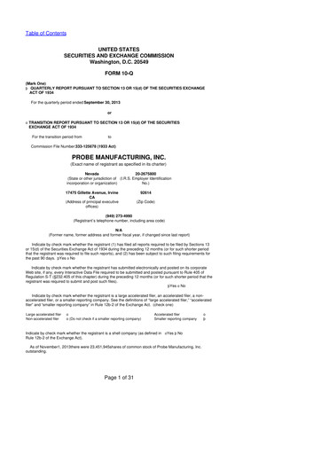 Miniature Clean Energy Technologies 10-Q Rapport trimestriel 2013 