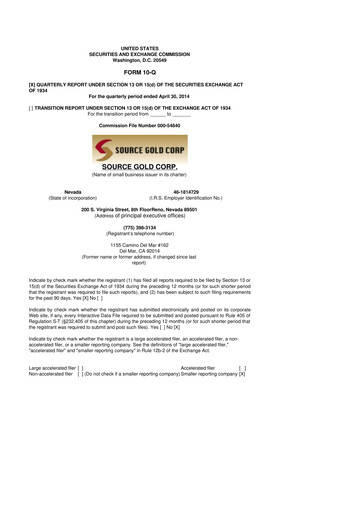 Vorschaubild Golden Matrix Group 10-Q Quartalsbericht 2014 