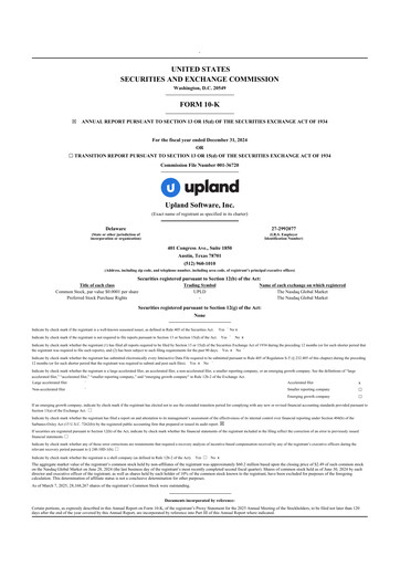 Thumbnail Upland Software
 10-K Annual Report 2024