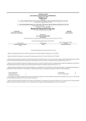 Thumbnail Bankwell Financial Group 10-K Annual Report 2023