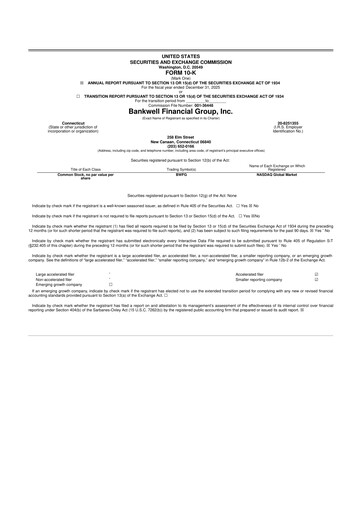 Thumbnail Bankwell Financial Group 10-K Annual Report 2025