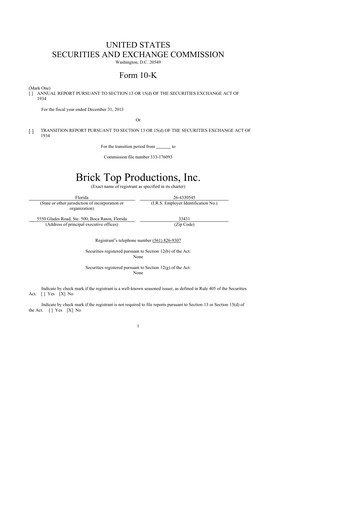 Thumbnail fuboTV 10-K Annual Report 2013