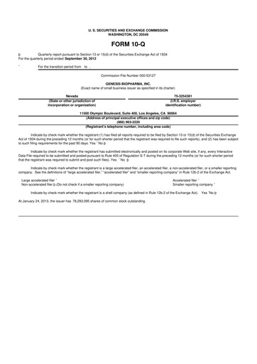 Thumbnail Iovance Biotherapeutics
 10-Q Quarterly Report FY2012 