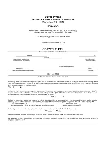 Miniature Anixa Biosciences 10-Q Rapport trimestriel  