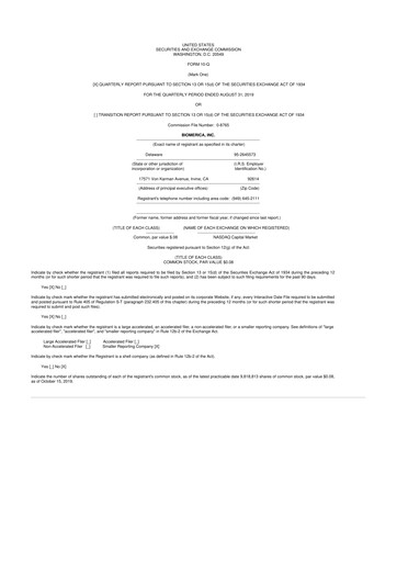 Vorschaubild Biomerica 10-Q Quartalsbericht 2020 