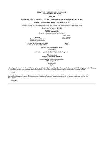 Vorschaubild Biomerica 10-Q Quartalsbericht 2023 