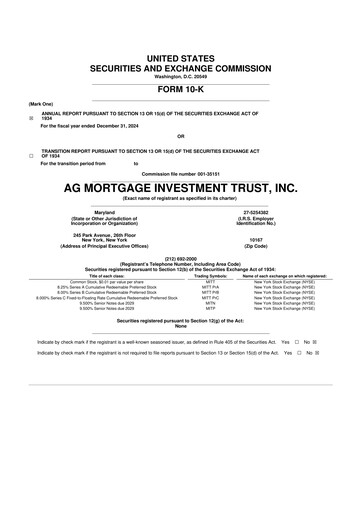 Thumbnail TPG Mortgage Investment Trust 10-K Annual Report 
