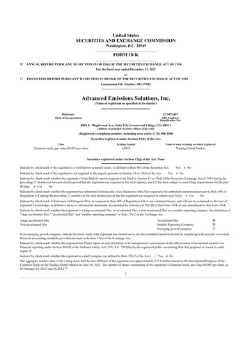 Thumbnail Arq Inc. 10-K Annual Report 2022