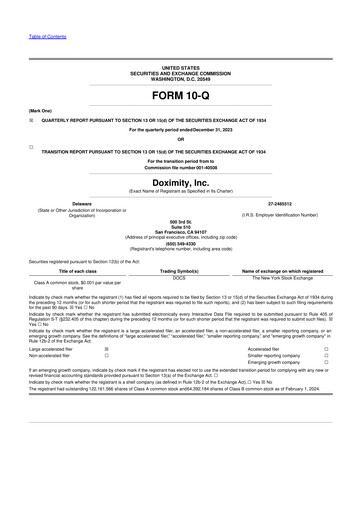 Thumbnail Doximity 10-Q Quarterly Report FY2024 