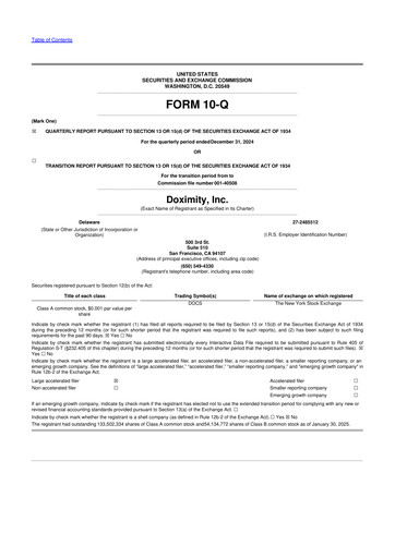 Thumbnail Doximity 10-Q Quarterly Report FY2025 