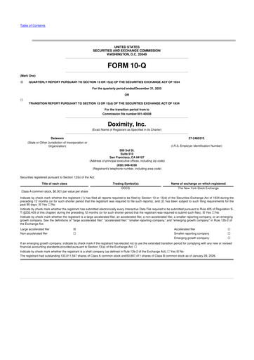 Thumbnail Doximity 10-Q Quarterly Report FY2026 