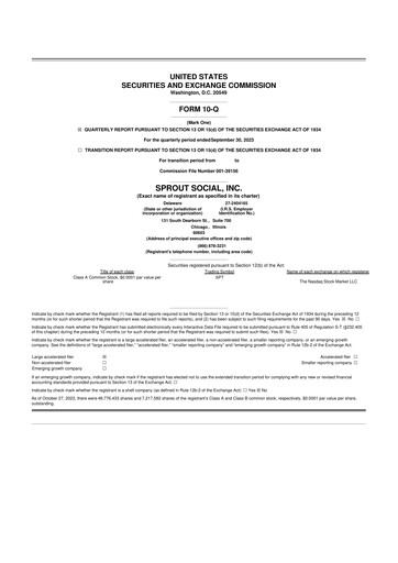 Thumbnail Sprout Social
 10-Q Quarterly Report FY2023 