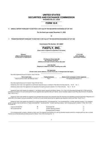 Thumbnail Fastly
 10-K Annual Report 2025