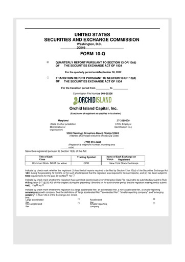 Thumbnail Orchid Island Capital
 10-Q Quarterly Report FY2022 