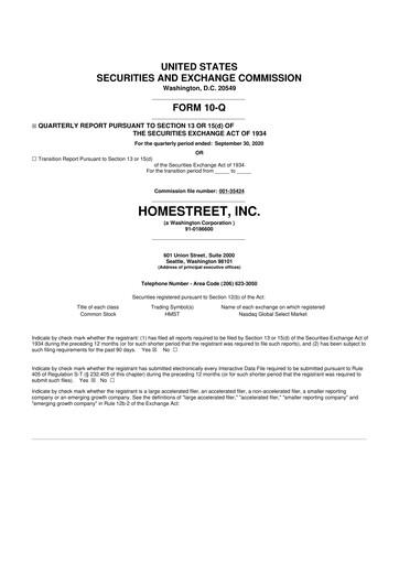 Vorschaubild Mechanics Bancorp 10-Q Quartalsbericht 2020 