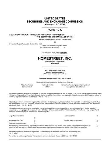 Vorschaubild Mechanics Bancorp 10-Q Quartalsbericht 2022 