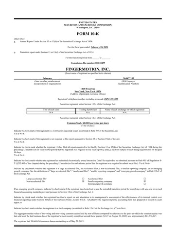 Thumbnail FingerMotion
 10-K Annual Report 2021