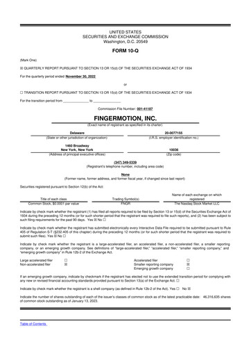 Thumbnail FingerMotion
 10-Q Quarterly Report FY2023 