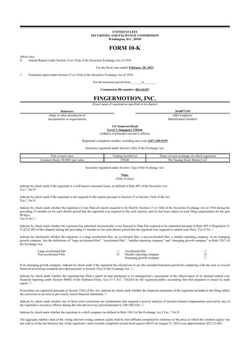 Thumbnail FingerMotion
 10-K Annual Report 2023