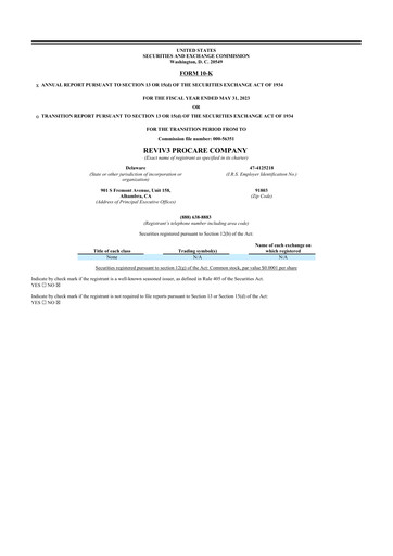 Miniature AXIL Brands 10-K Rapport annuel 2023