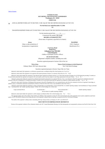 Thumbnail Aptiv 10-K Annual Report 2016