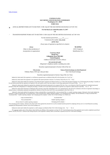 Thumbnail Aptiv 10-K Annual Report 2017