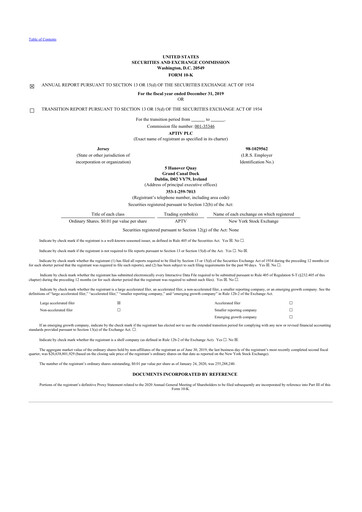 Thumbnail Aptiv 10-K Annual Report 2019