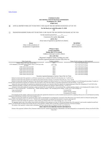 Thumbnail Aptiv 10-K Annual Report 2020