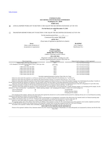 Thumbnail Aptiv 10-K Annual Report 2021