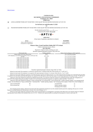 Thumbnail Aptiv 10-K Annual Report 2022