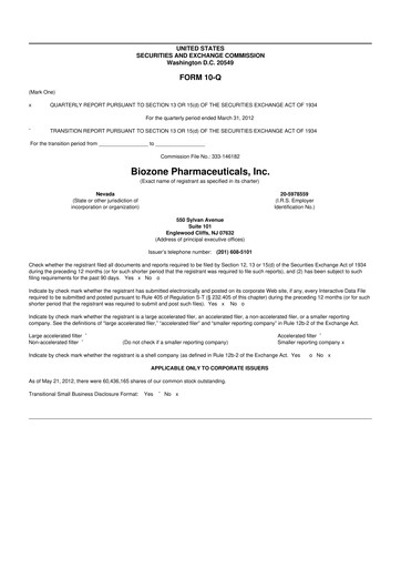Thumbnail Cocrystal Pharma
 10-Q Quarterly Report FY2012 