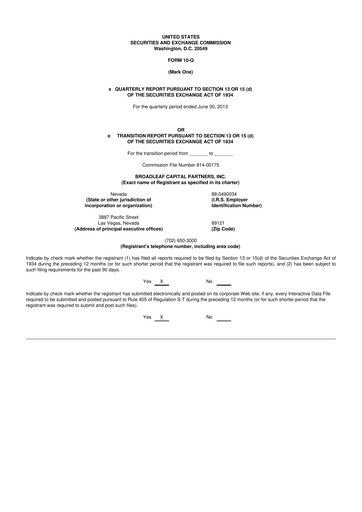 Thumbnail Red Cat Holdings 10-Q Quarterly Report FY2013 