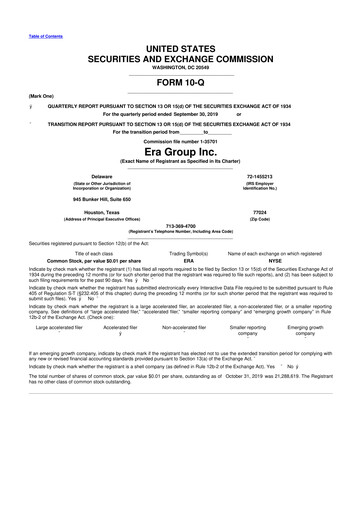 Thumbnail Bristow Group 10-Q Quarterly Report FY2019 