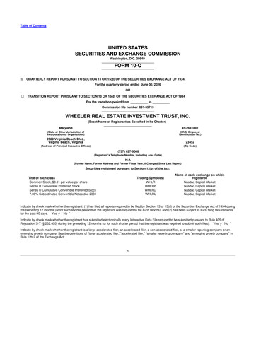 Thumbnail Wheeler Real Estate Investment Trust 10-Q Quarterly Report FY2026 