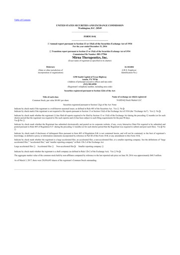 Thumbnail Synlogic 10-K Annual Report 2016