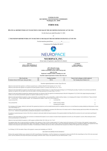 Thumbnail NeuroPace 10-K Annual Report 2024