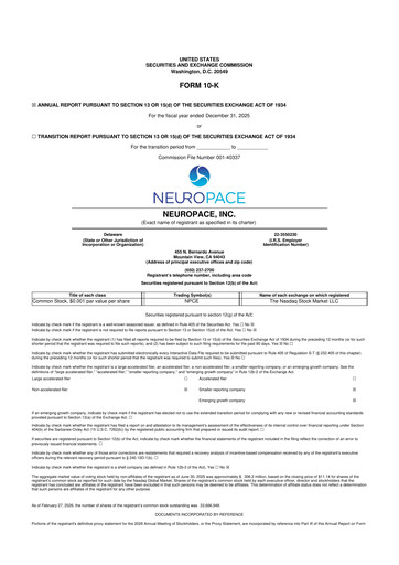 Thumbnail NeuroPace 10-K Annual Report 2025