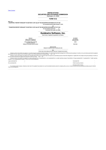 Vorschaubild Guidewire Software
 10-Q Quartalsbericht 2019 