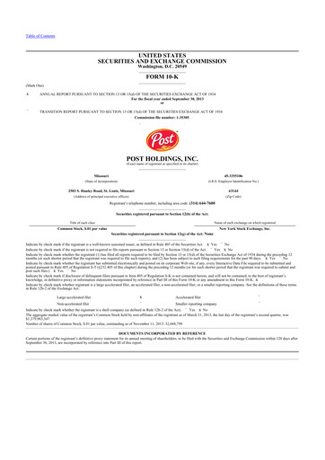 Thumbnail Post Holdings
 10-K Annual Report 2013