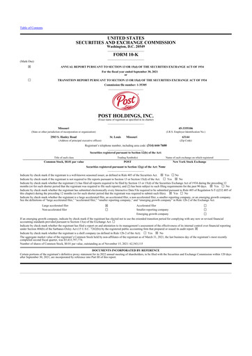 Thumbnail Post Holdings
 10-K Annual Report 2021